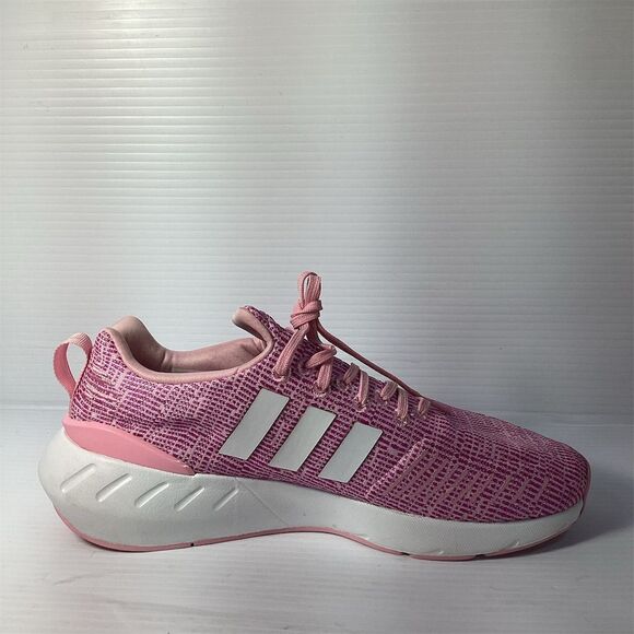 Adidas Swift Run 22 Trainers Pink Size 7 GS Athletic Shoes - Picture 6 of 7